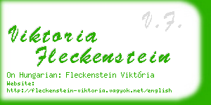 viktoria fleckenstein business card